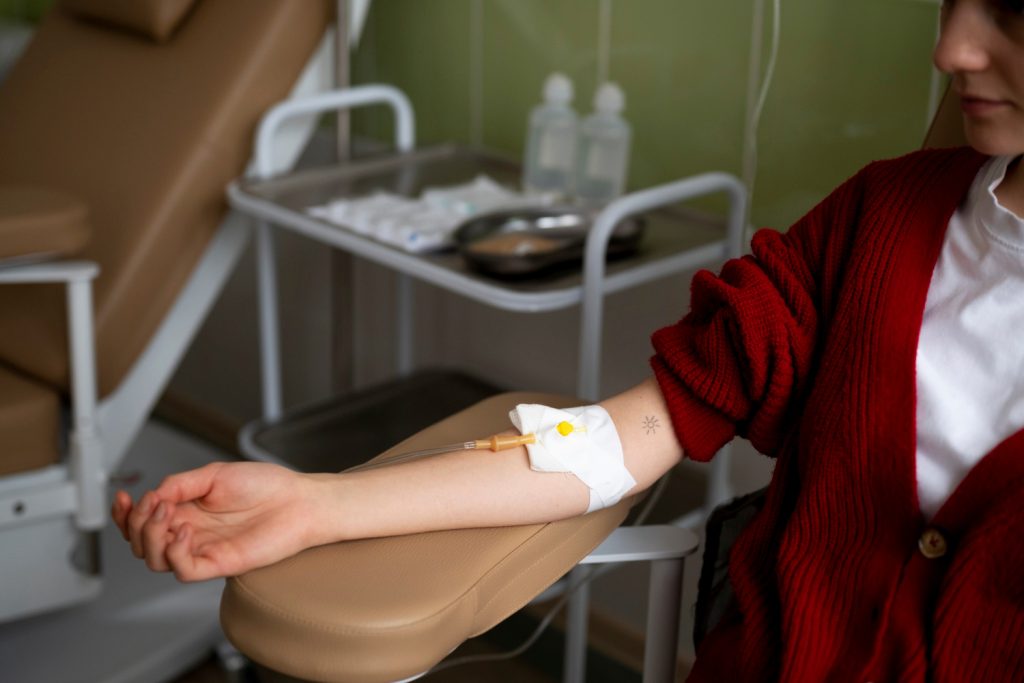 being a blood donor