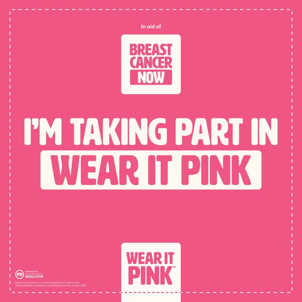 taking part in wear it pink